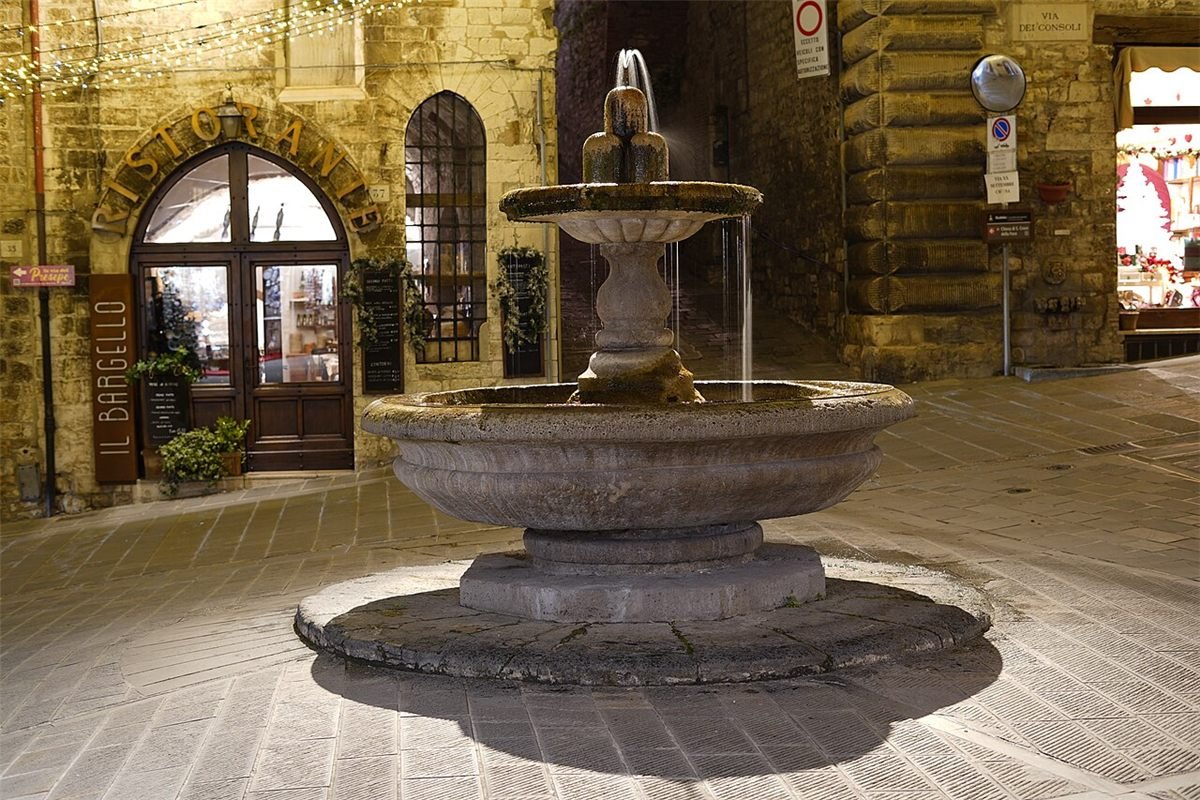 La Fontana dei Matti a Gubbio